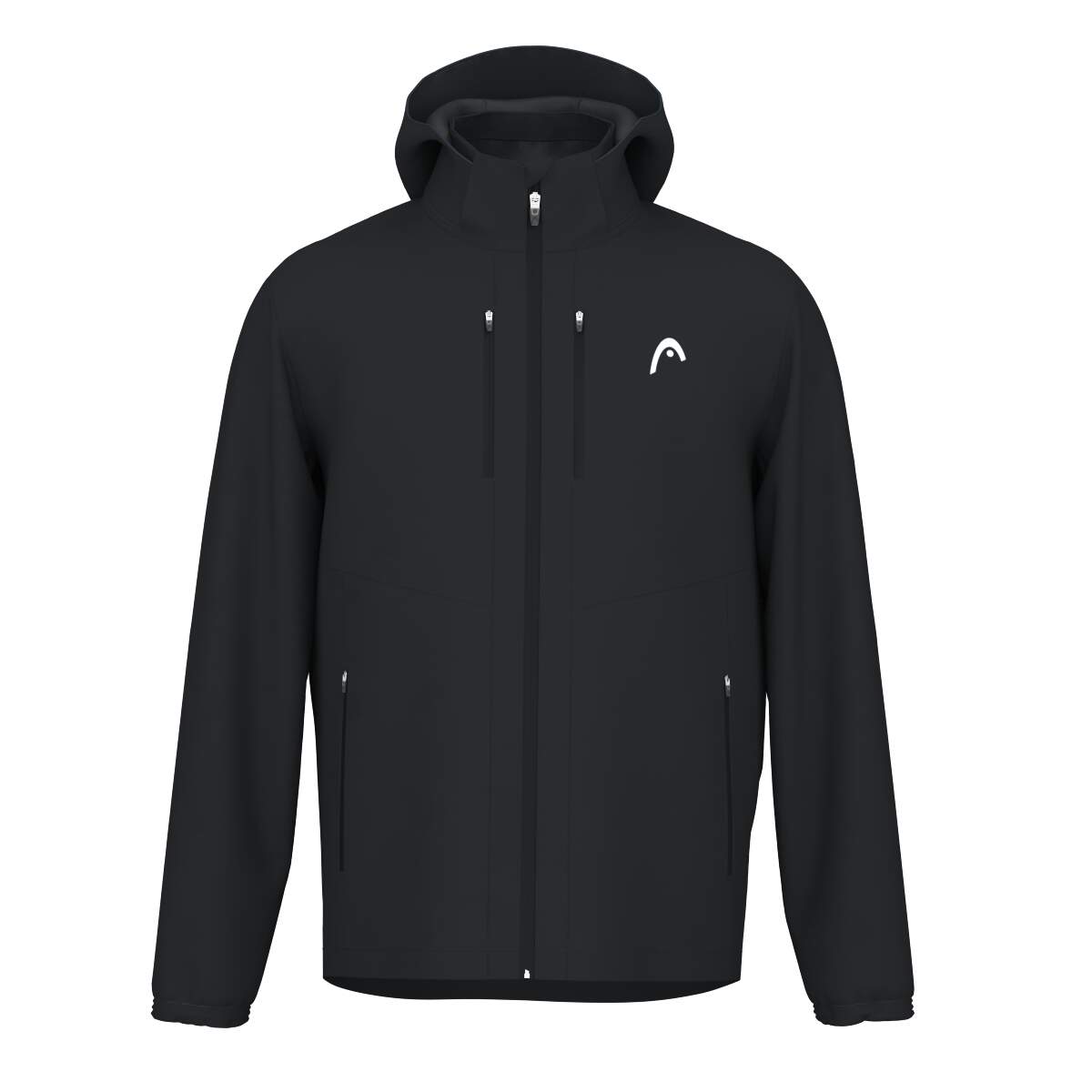 Head Sportjacke Club Coach mit Kapuze schwarz Herren, Größe: M Image