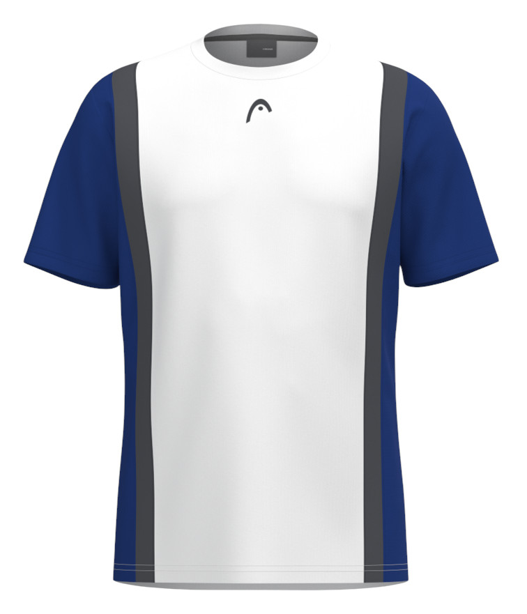 Head Tennis-Tshirt Club 25 Tech (feuchtigkeitsabsorbierend) 2025 weiss/royalblau Herren, Größe: L Image