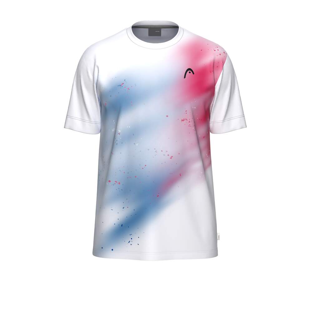 Head Tennis-Tshirt Topspin (schnelltrocknend, modern) 2026 weiss/blau Herren, Größe: XXL Image