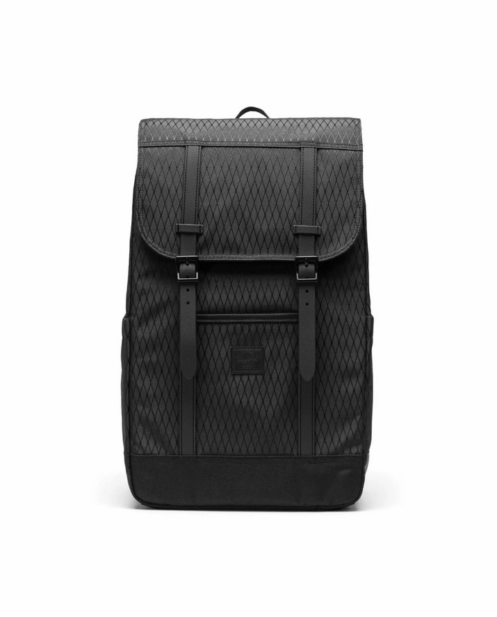 Herschel Alltags-Rucksack Retreat - schwarz/diamond 23 Liter Image
