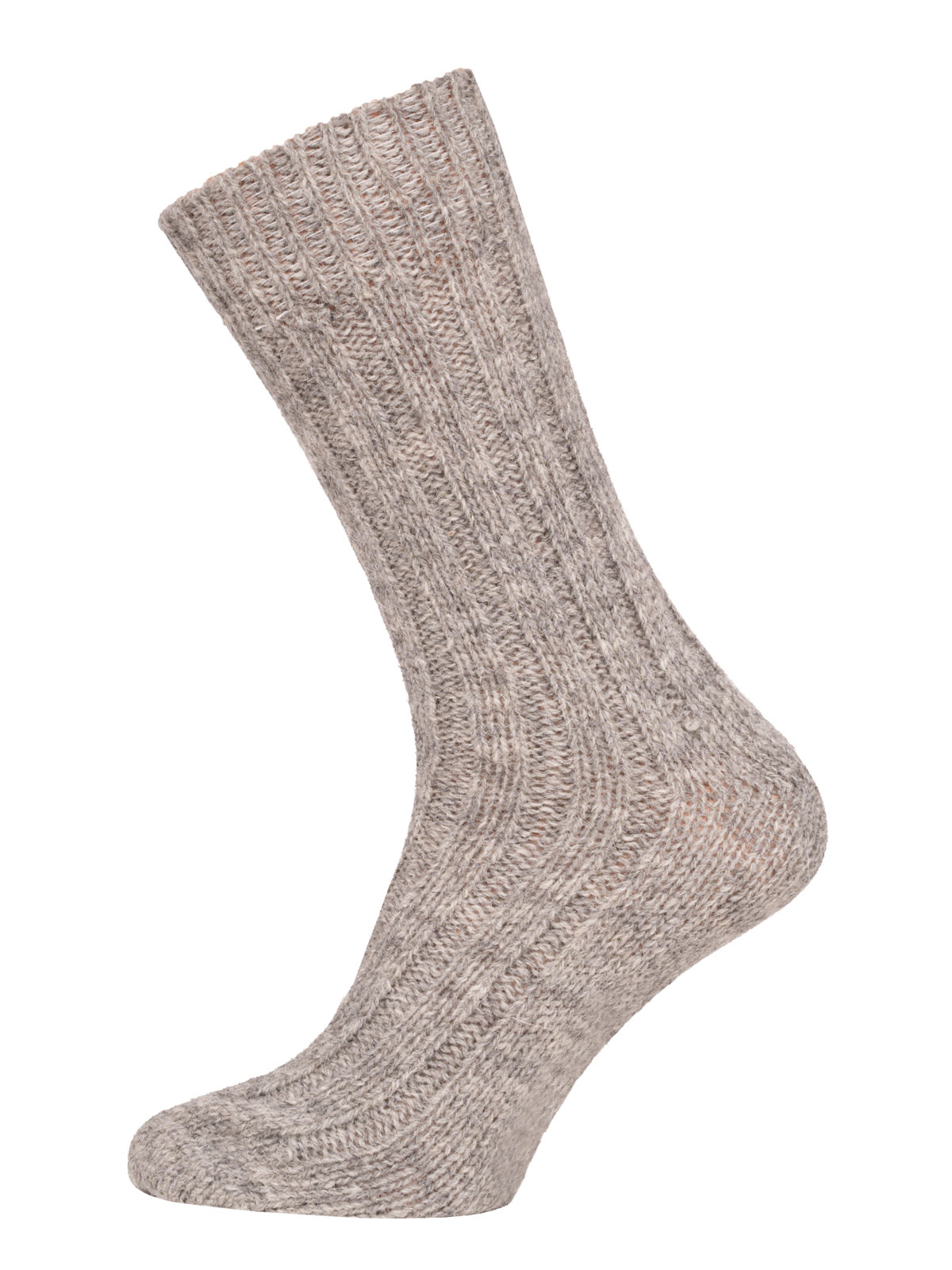 HomeOfSocks Wollsocke Hygge Alpaka (Schurwolle und Alpakawolle) grau - 1 Paar, Größe: 47-50