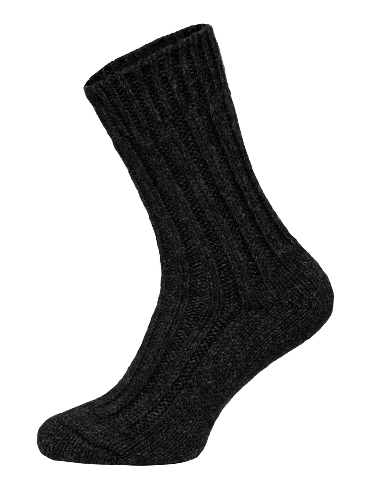 HomeOfSocks Wollsocken Alpaka Natur schwarz - 2 Paar