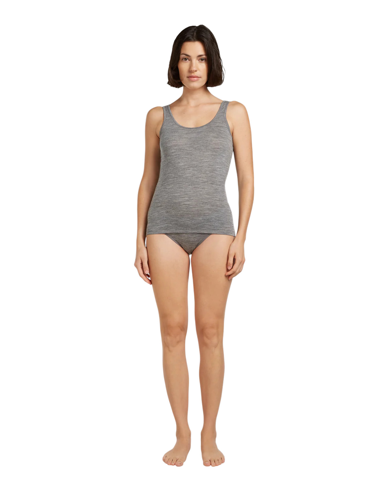 Icebreaker Unterwäsche Slip Siren Hipkini (Merinowolle) grau Damen, Größe: L Image