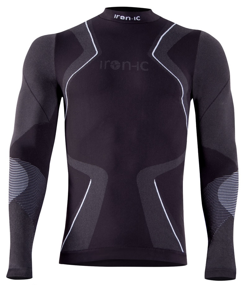 Iron-Ic T-Shirt Uomo Smanicata Termica Light - Maglia Tecnica Ultraleggera Seamless, Slim Fit, Per Running E Fitness (Art. 202005)