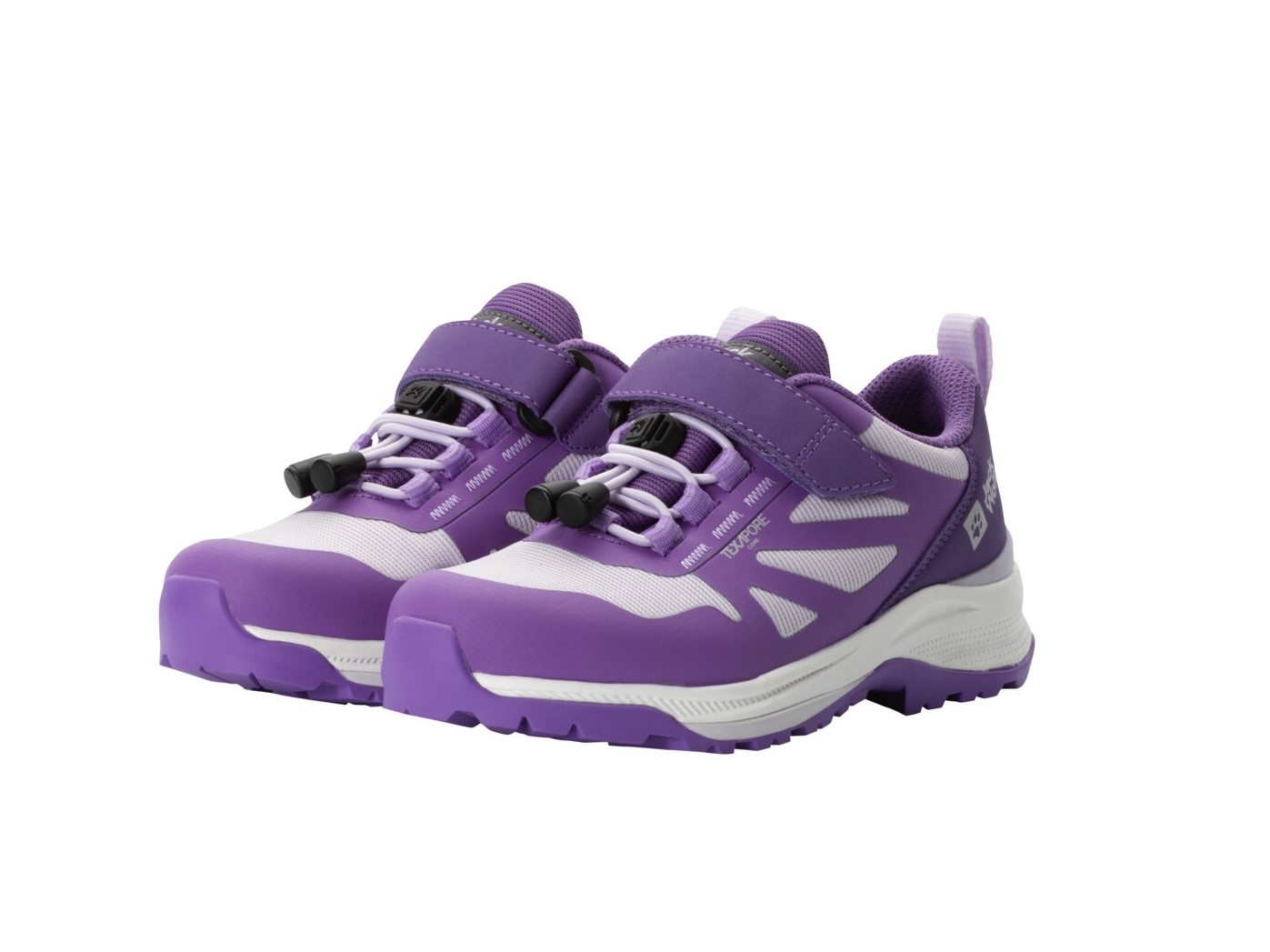 Jack Wolfskin Wanderschuhe Villi Hiker Texapore Low (wasserdicht, atmungsaktiv) purple/violett Mädchen, Größe Euro (US): 34 (3)