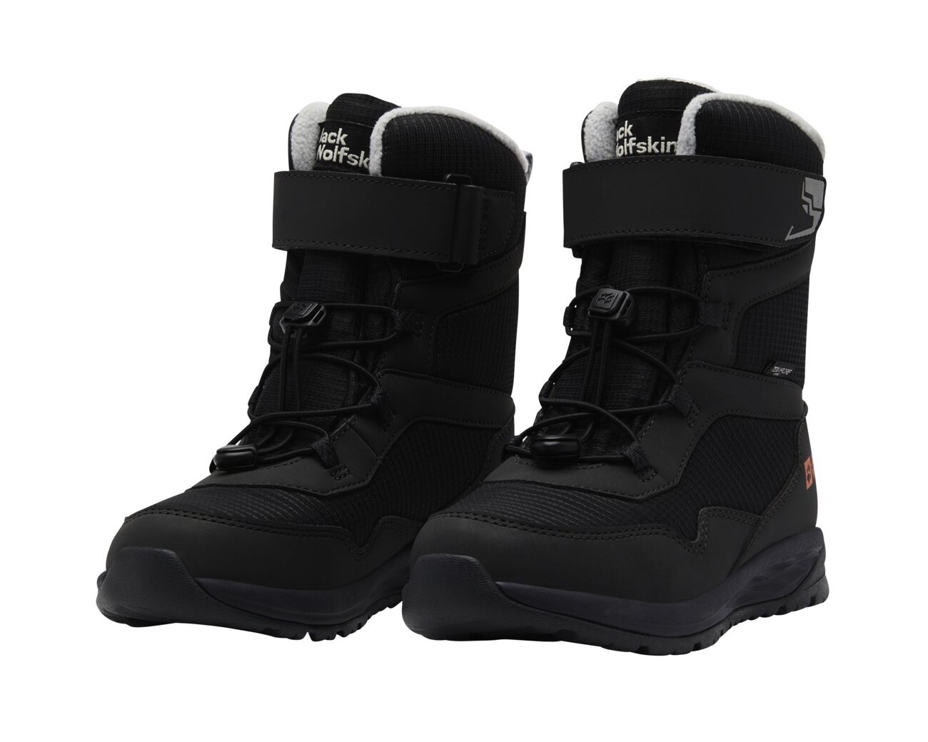 Jack Wolfskin Winterstiefel Polar Bear-B Texapore High VC (wasserdicht, atmungsaktiv) schwarz Jungen, Größe Euro (US): 37 (5)