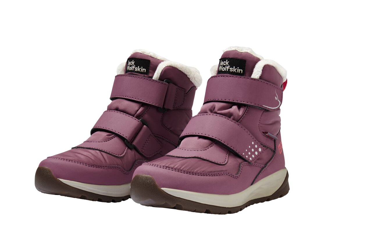 Jack Wolfskin Winterschuhe Polar Bear-G Texapore Mid VC (wasserdicht, atmungsaktiv) pink Mädchen, Größe Euro (US): 36 (4,5)