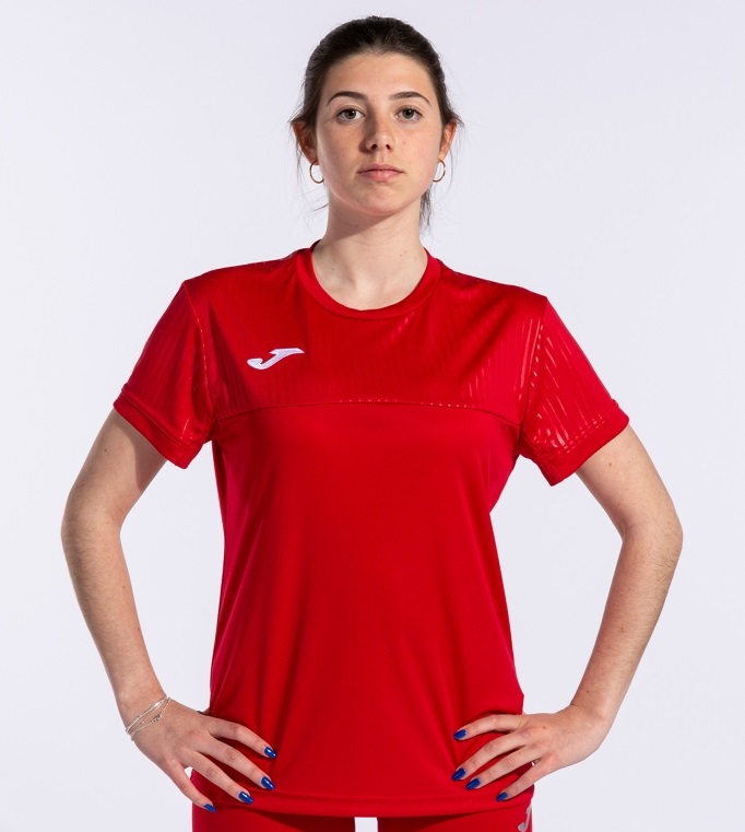 Joma Tennis-Shirt Montreal (100% Polyester) rot Damen, Größe: M Image
