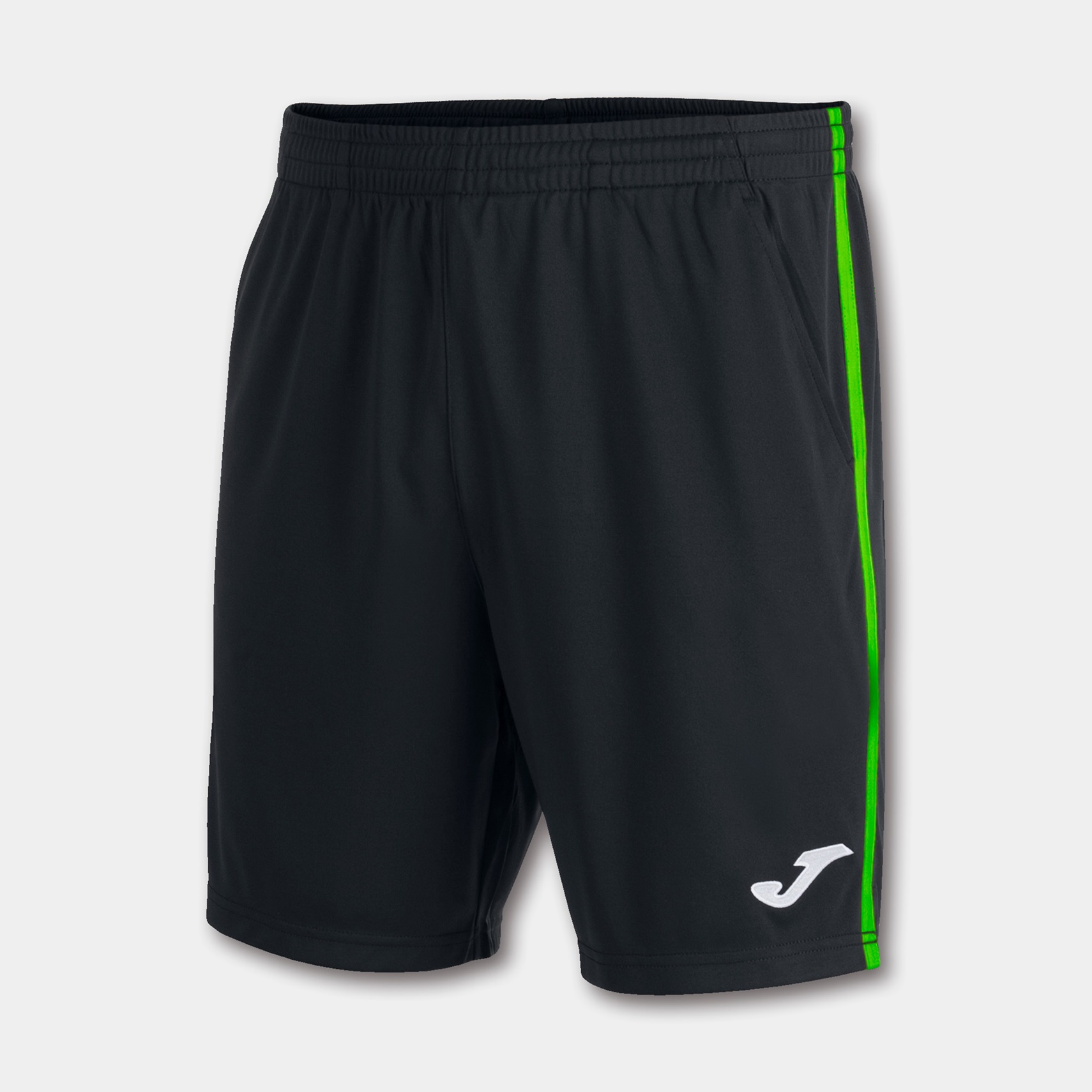Joma Tennishose Bermuda Open III schwarz/grün Herren, Größe: M