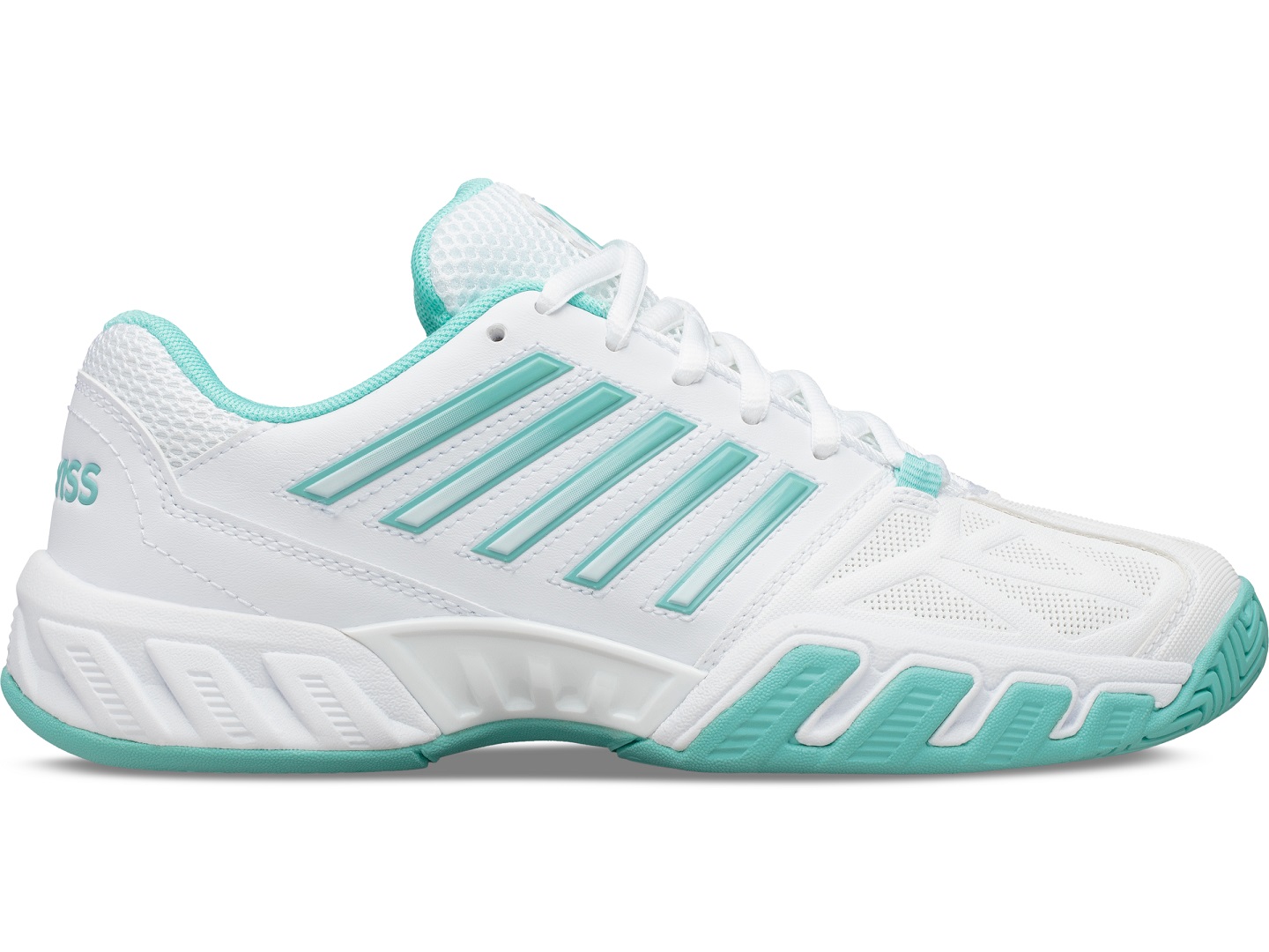 KSwiss Performance KSwiss Tennisschuhe BigShot Light 3 Allcourt weiss/arubablau Damen