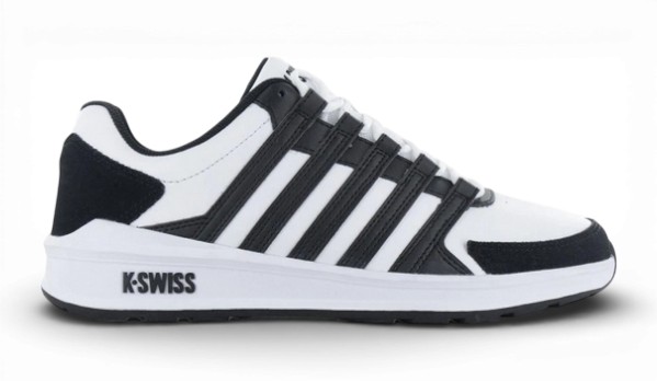 KSwiss Sneaker Vista Trainer Leder weiss/schwarz Herren, Größe Euro (US): 45 (11,5) Image