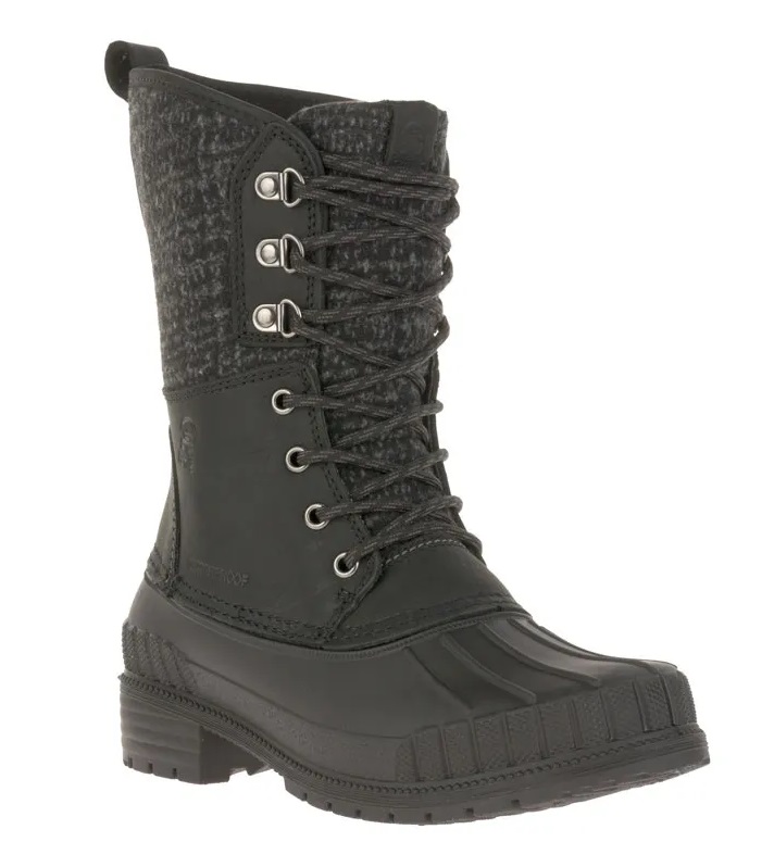 Kamik Winterstiefel Sienna 2 (Leder, wasserdicht) schwarz Damen