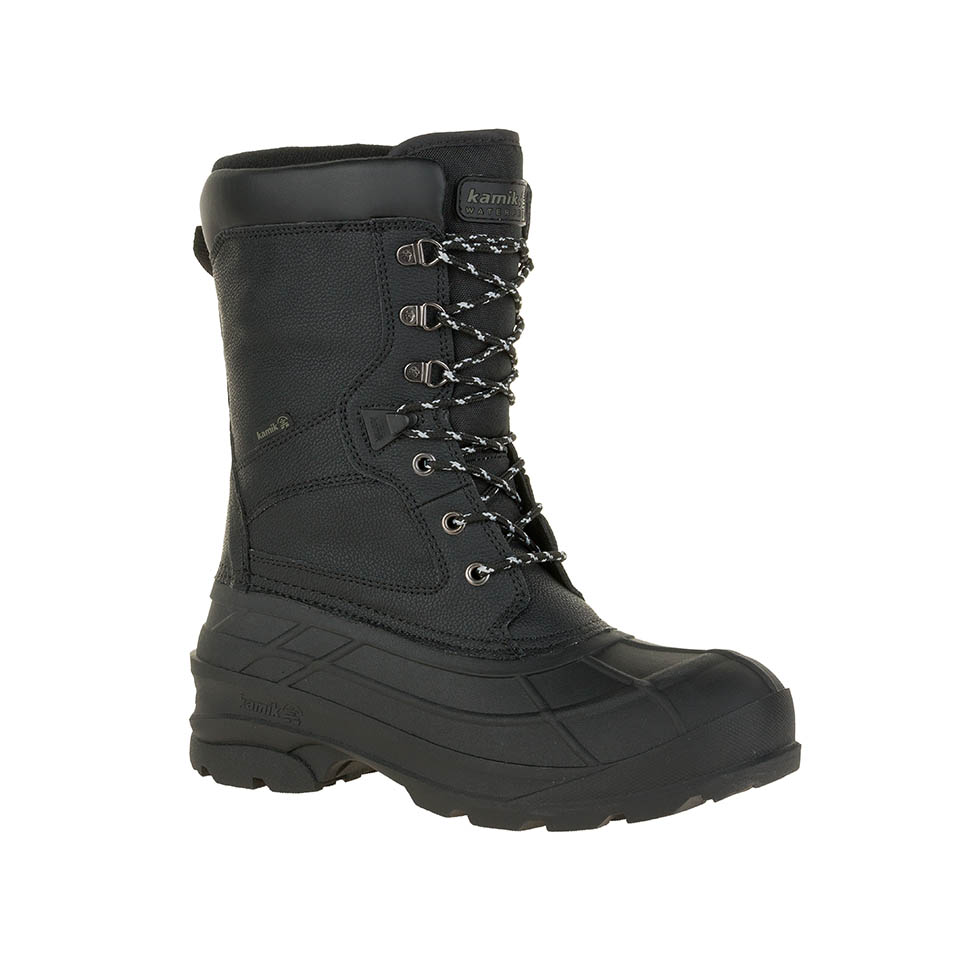 Kamik Winterstiefel NationPro Wildleder (wasserdicht) schwarz Herren