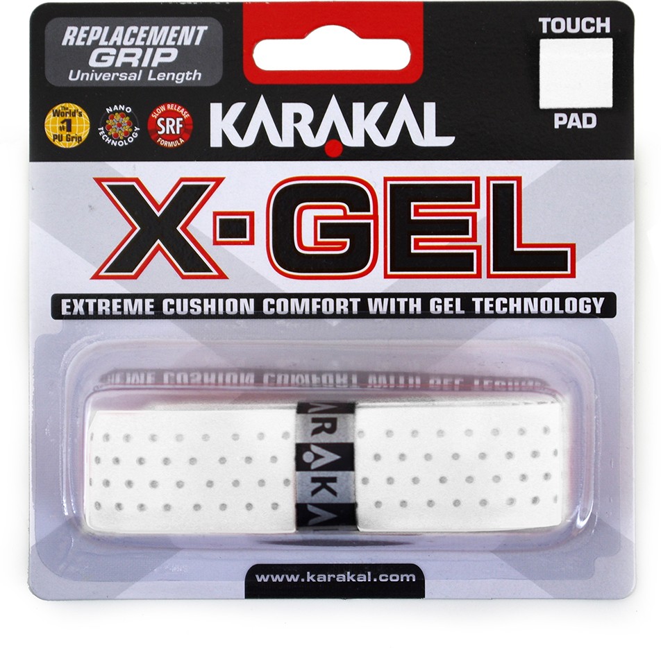 Karakal Basisband X-Gel (Shockabsorption, glatt gelocht) 2.2mm weiss