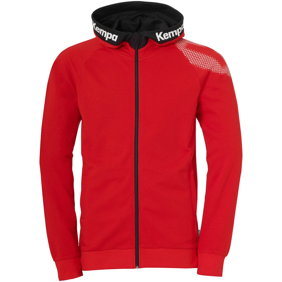 Kempa Kapuzenjacke (Hoodie) Full Zip Core 26 rot Kinder
