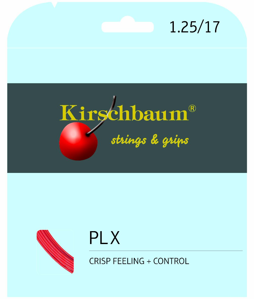 Kirschbaum Tennissaite PLX (Haltbarkeit+Kontrolle) rot 12m Set