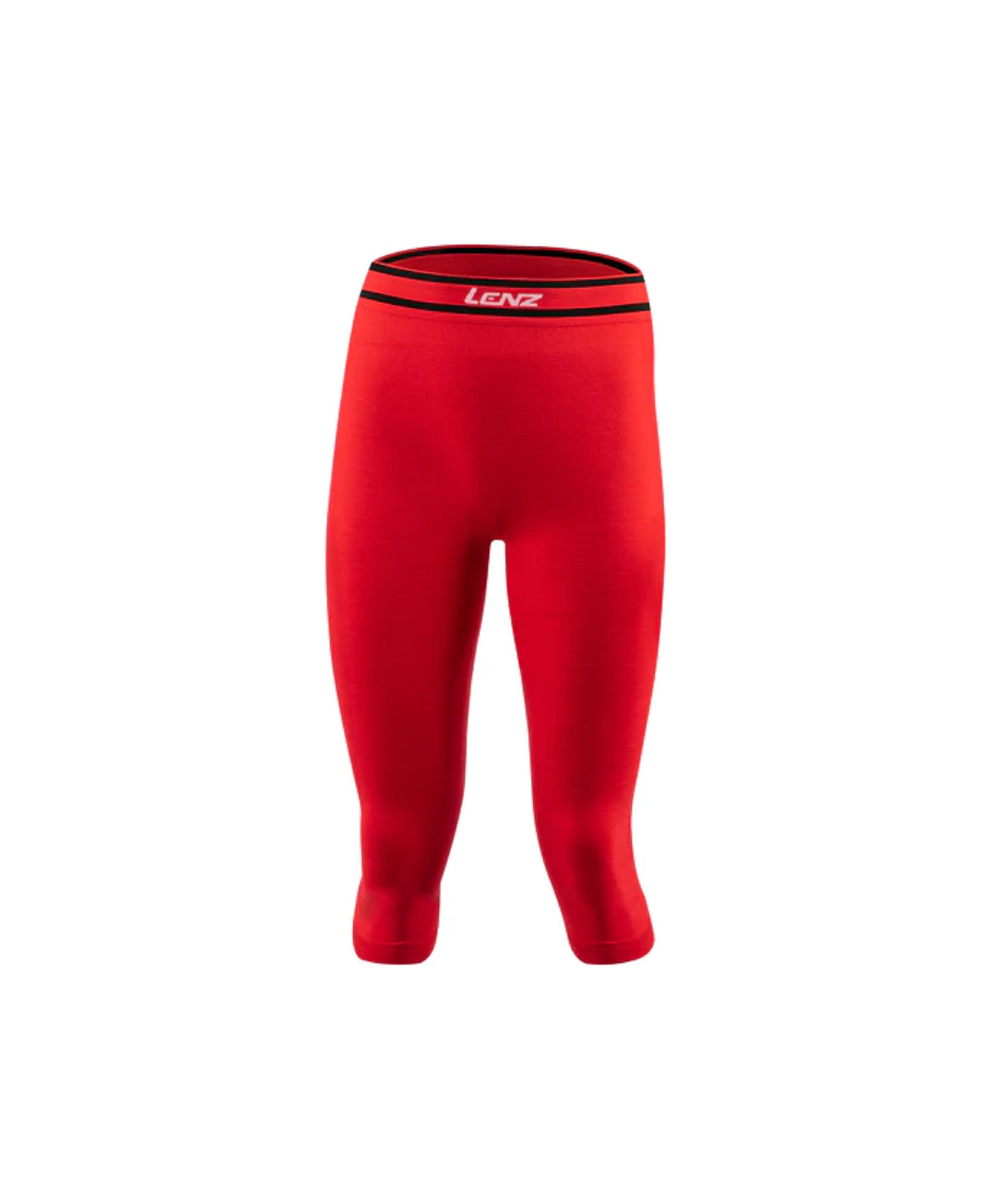 Lenz Funktionsunterwäsche 3/4 Hose Merino 6.0 rot Damen