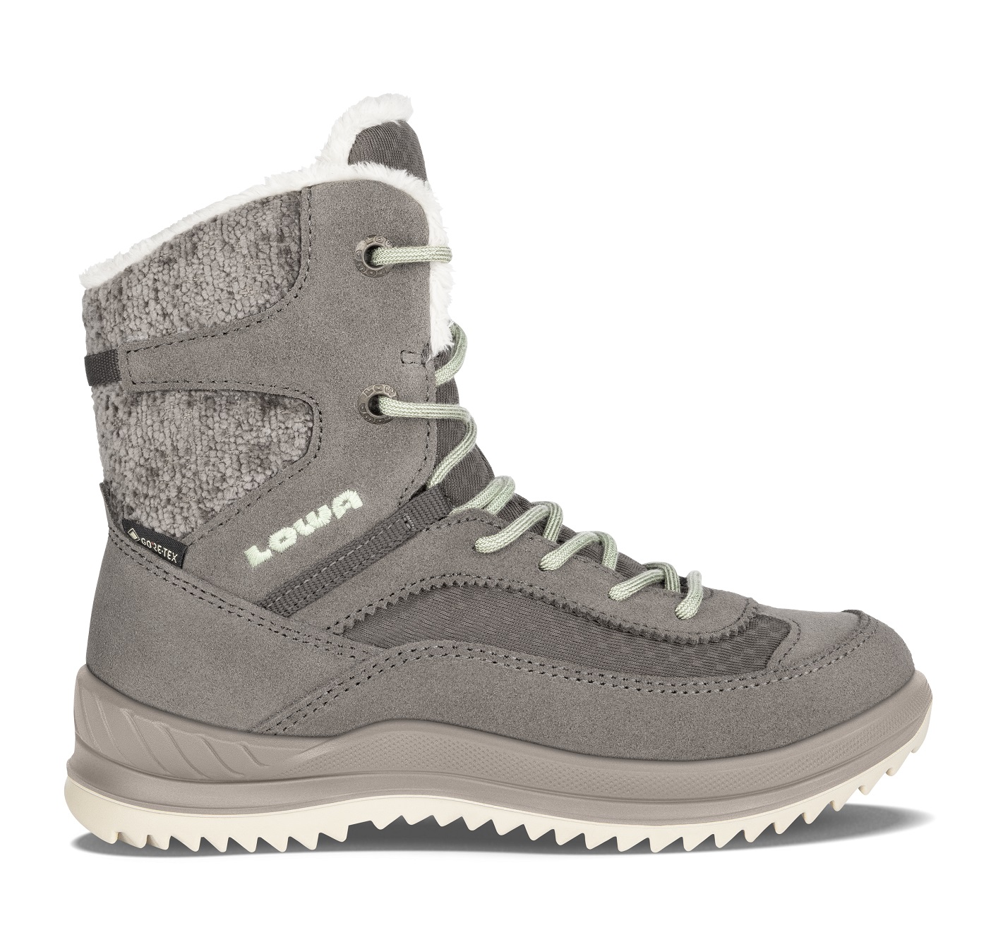 Lowa Winterstiefel Ella GTX (wasserdicht) steingrau/mint Kleinkinder Mädchen