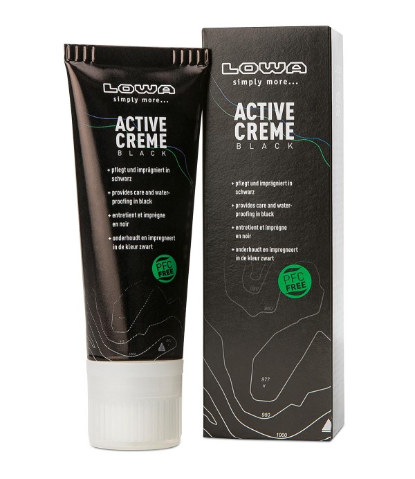 Lowa Schuhpflege Wachs Active Creme schwarz - 1 Dose 75ml