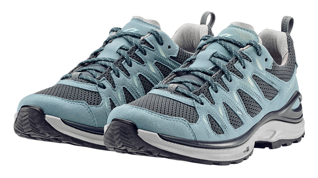 Lowa Wander-Travelschuhe Innox Evo II Low (All-Terrain, Synthetik/Textil) 2025 rauchblau/blau Damen, Größe Euro (US): 39,5 (8) Image