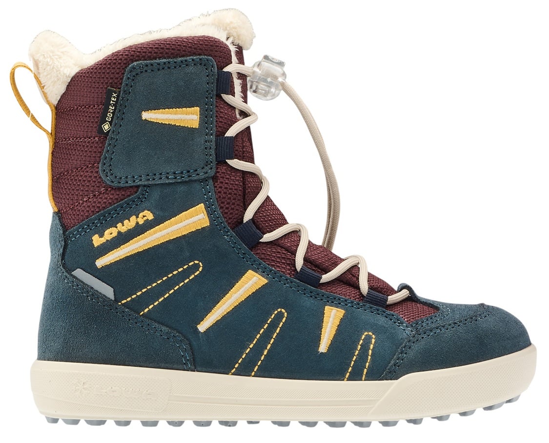 Lowa Winterstiefel Lucy 2 High GTX (Veloursleder/Textil, wasserdicht) navyblau/rot Kinder, Größe Euro (US): 39 (6,5)