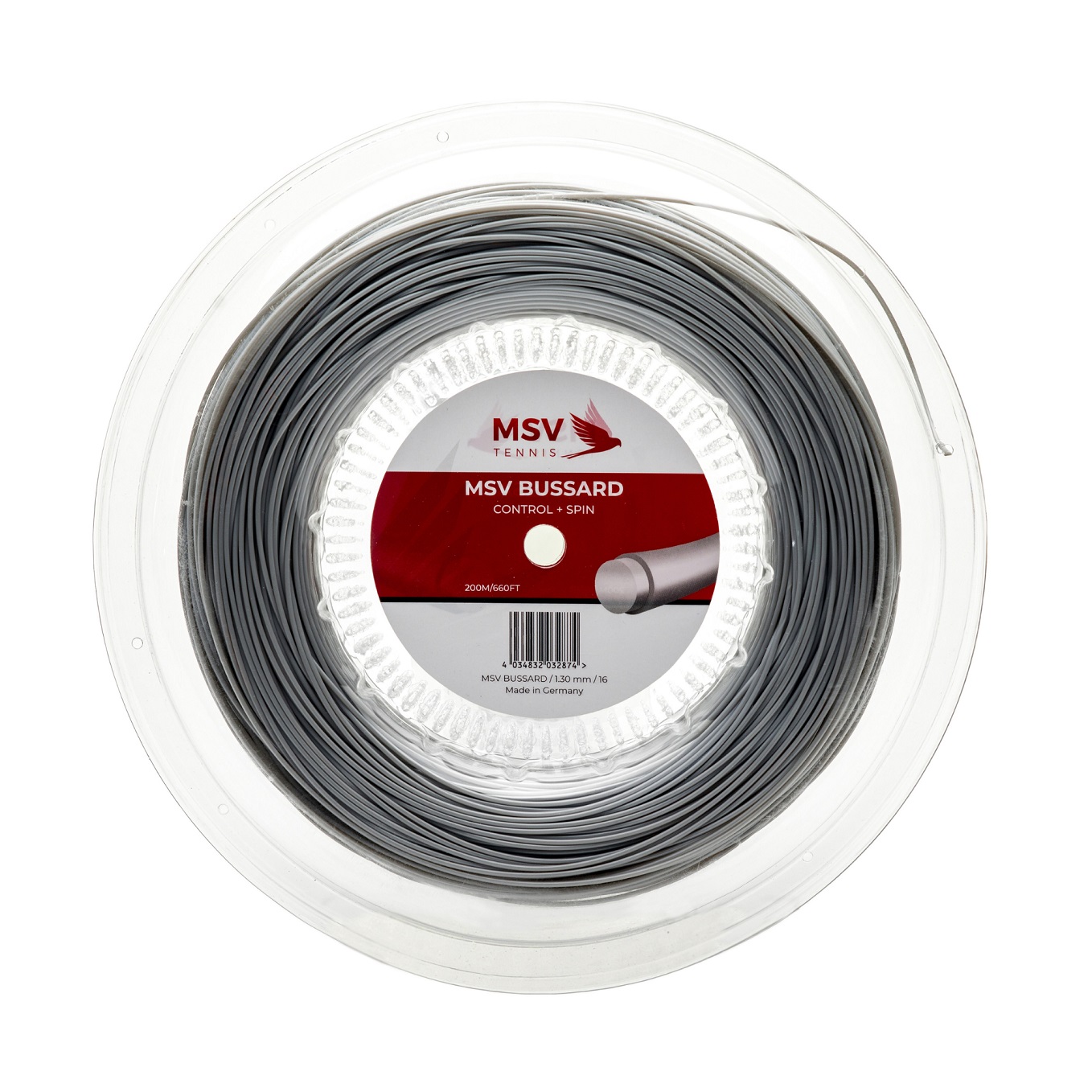 Wilson Revolve Spin Rol Snaren 200m Zwart