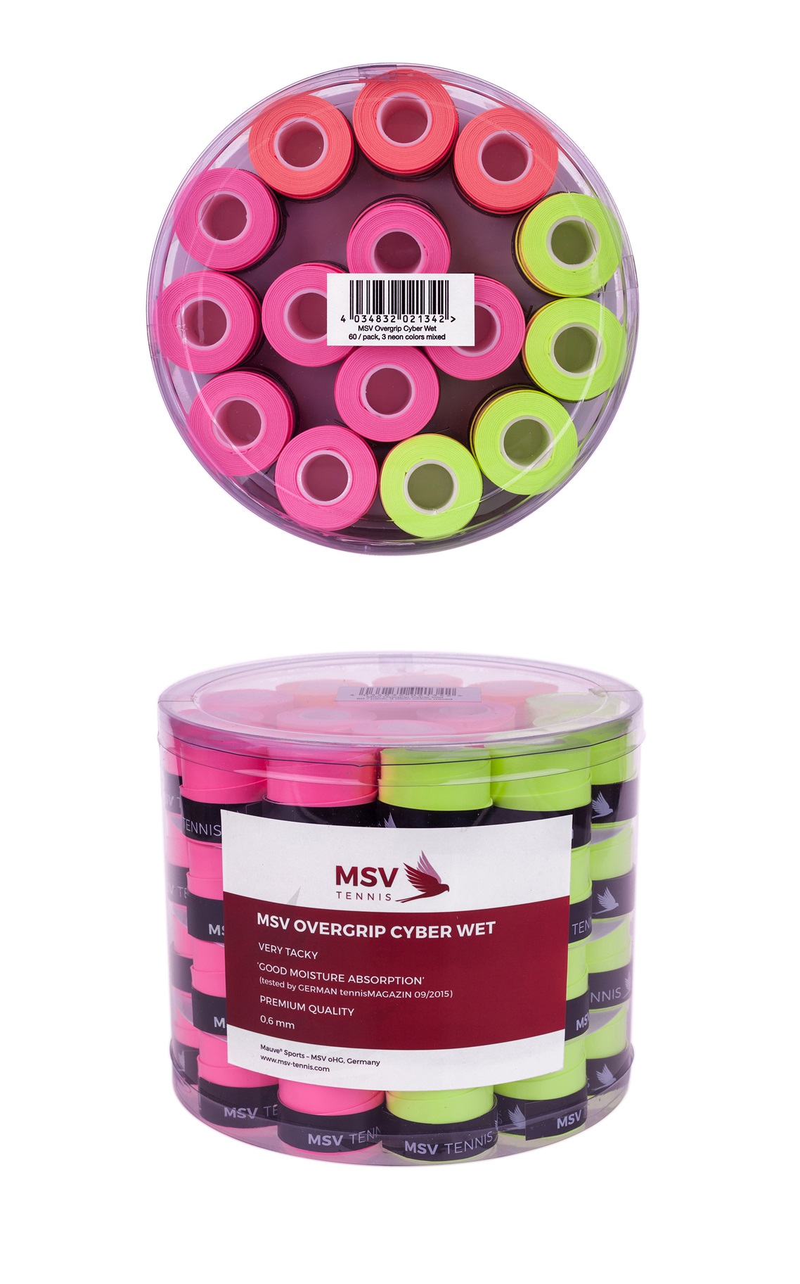 Overgrip MSV Cyber Wet Overgrip 60P - blue Overgrip MSV Cyber Wet Overgrip 60P - blue