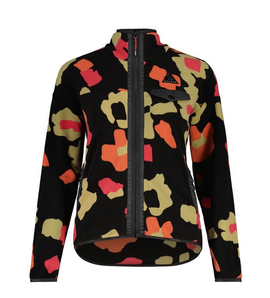 Maloja Fleecejacke BocanaM Retro (mit Alpenprimel Allover Print) bunt Damen
