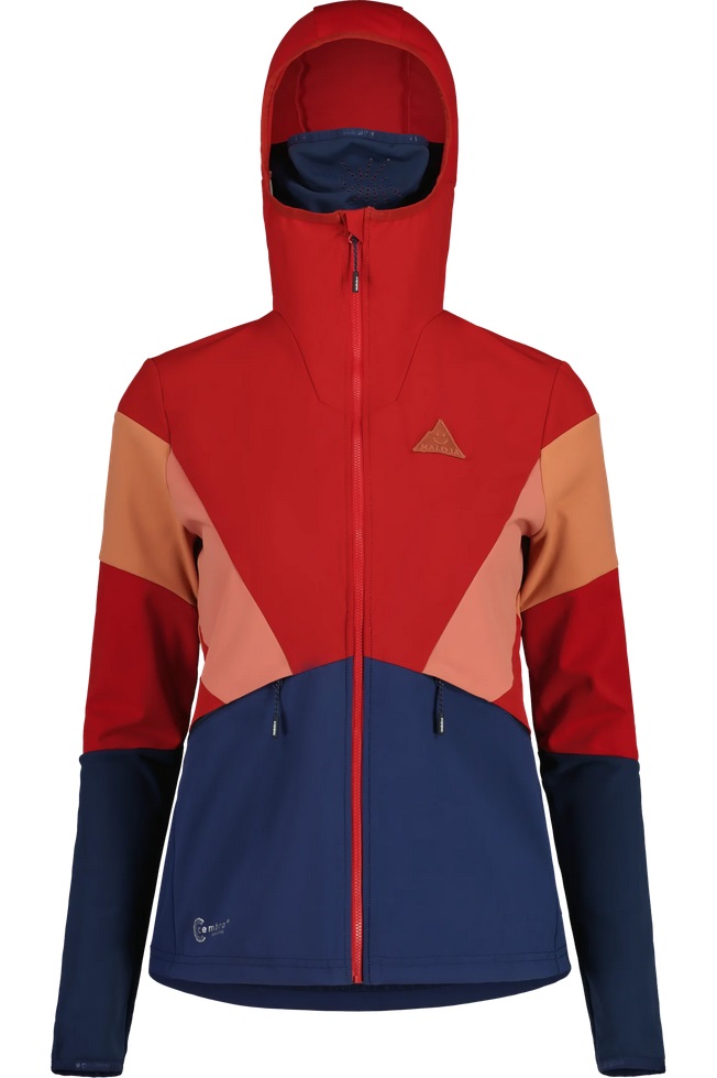Maloja Skijacke FronebenM (windabweisend, wasserabweisend) rot/bunt Damen