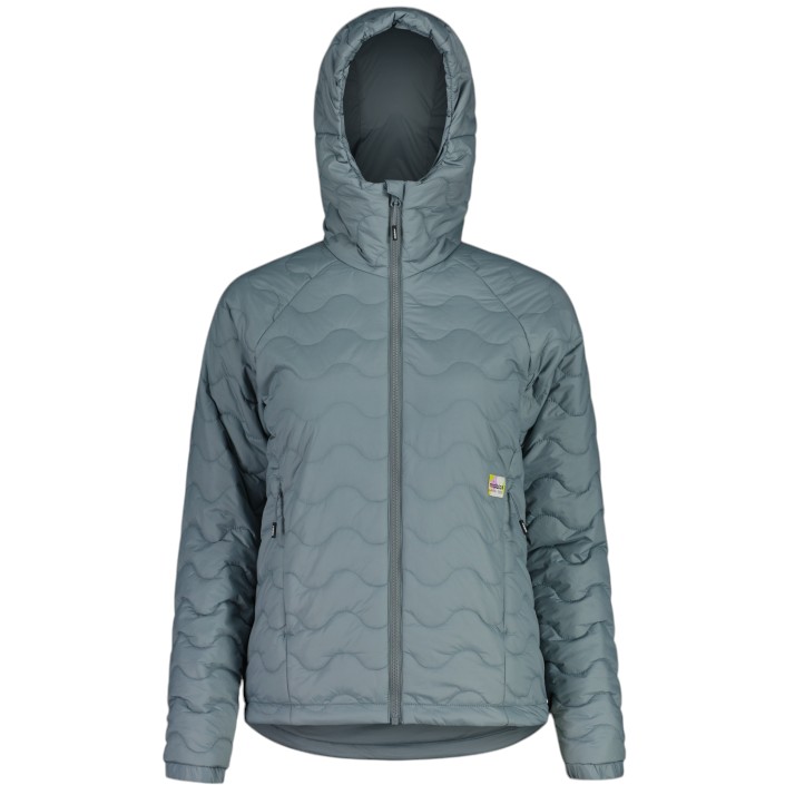 Maloja Isolationsjacke ChrysanthenumM (Primaloft-Bio-Isolierung, warm, winddicht) sagegrau Damen, Größe: L