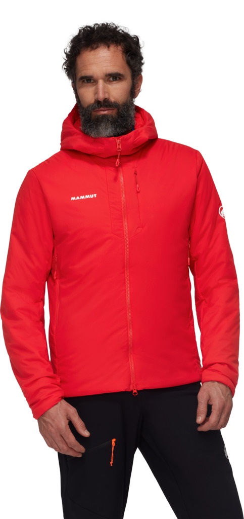 Mammut Isolationsjacke Rime Flex Insulated Hooded (windabweisend, wasserabweisend) rot Herren