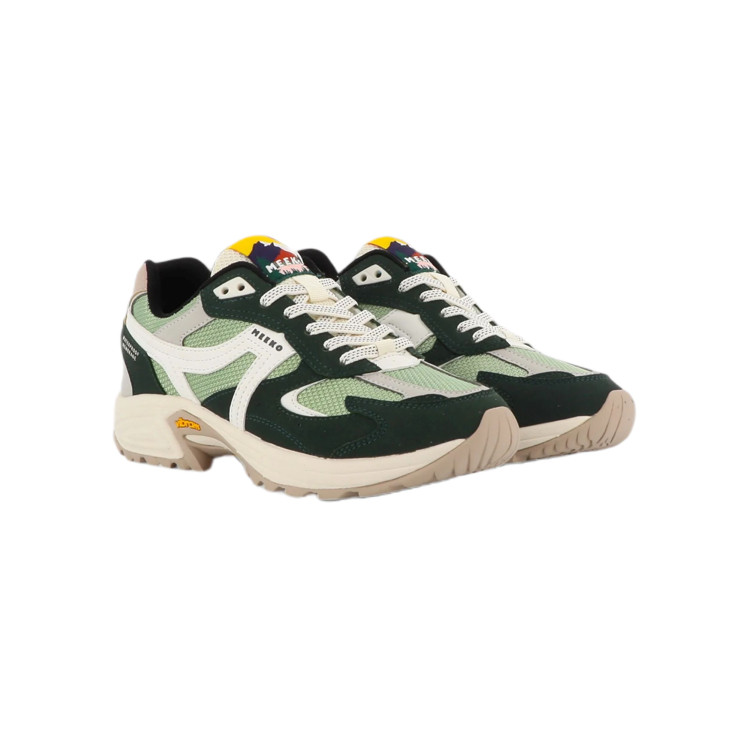 Meeko Sneaker Capra Lychen (wasserdicht) grün/weiss/beige Herren, Größe: 42 Image