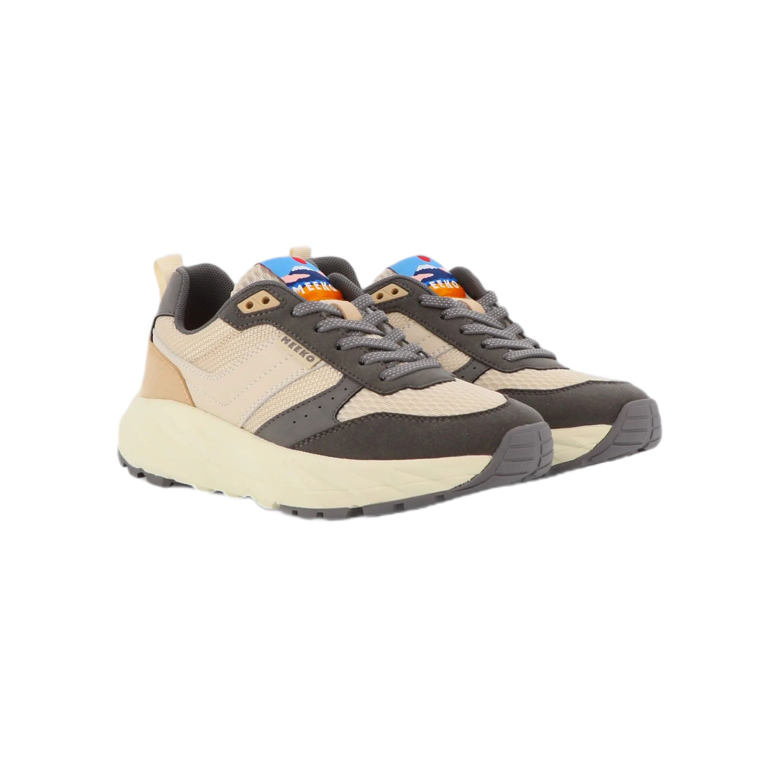 Meeko Sneaker Pongo Powder - grau/beige, Größe: 44 Image