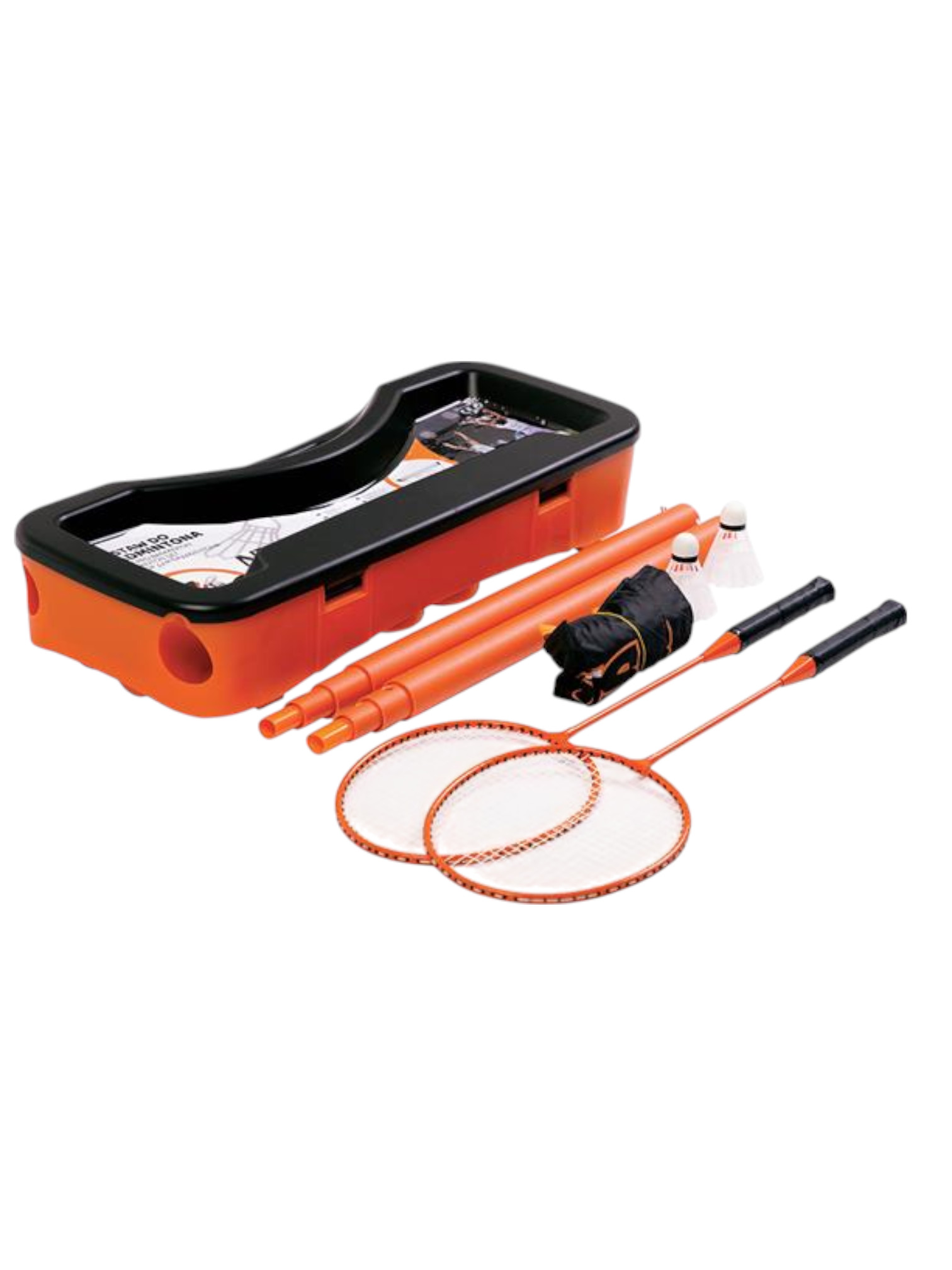 Nils Camp Badminton/Federball-Set ZSB1 (2x Schläger, 2x Bälle, 1x Netz)