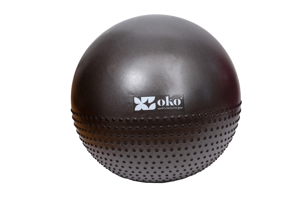 oko Fitness Gymnastikball 55cm schwarz