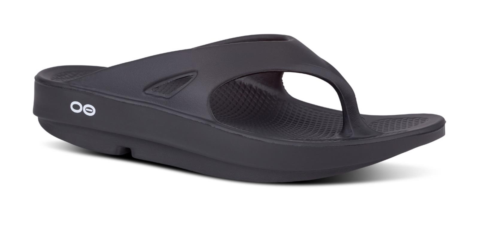oofos ooriginal schwarz 45