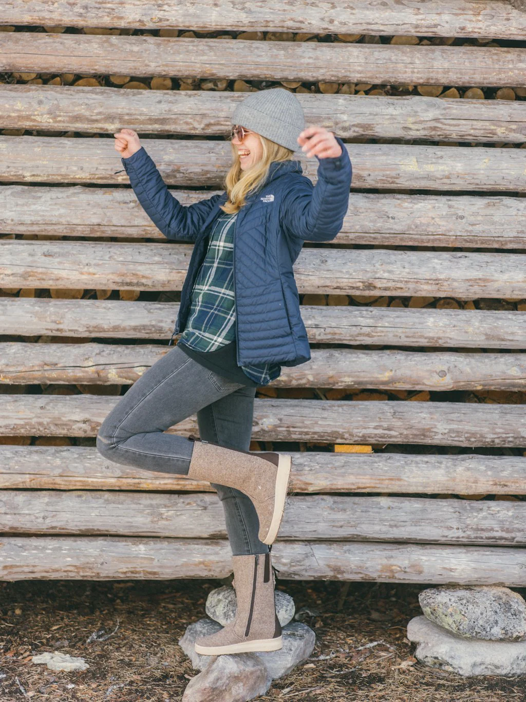 Pomar Winterstiefel Tunturi GTX (Filzstiefel, wasserdicht, extrem warm) sandbraun Damen