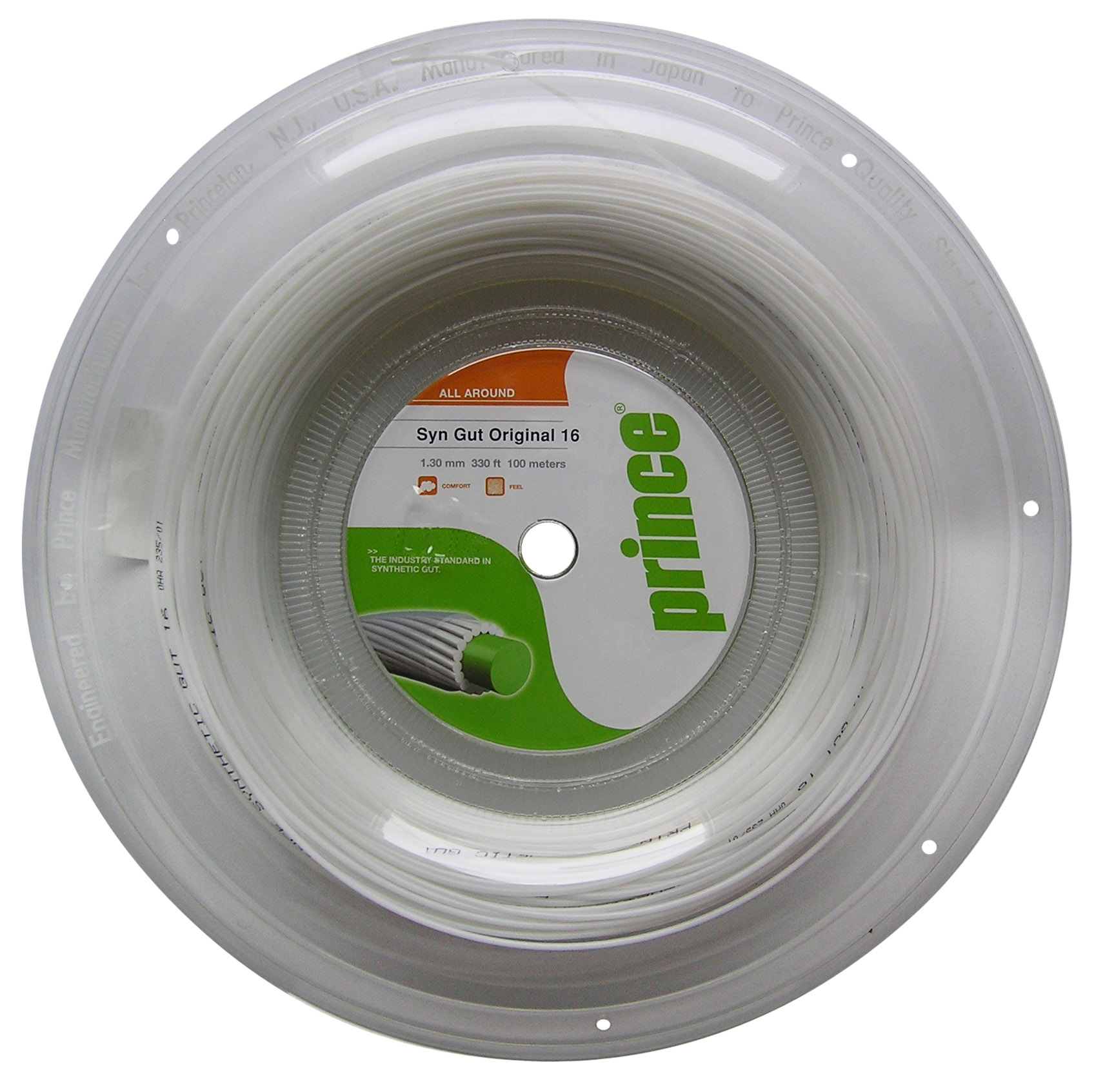 Cordes De Tennis Prince Synthetic Gut Original 17 - Set Blanc | Cordage Tennis Polyvalent - 7