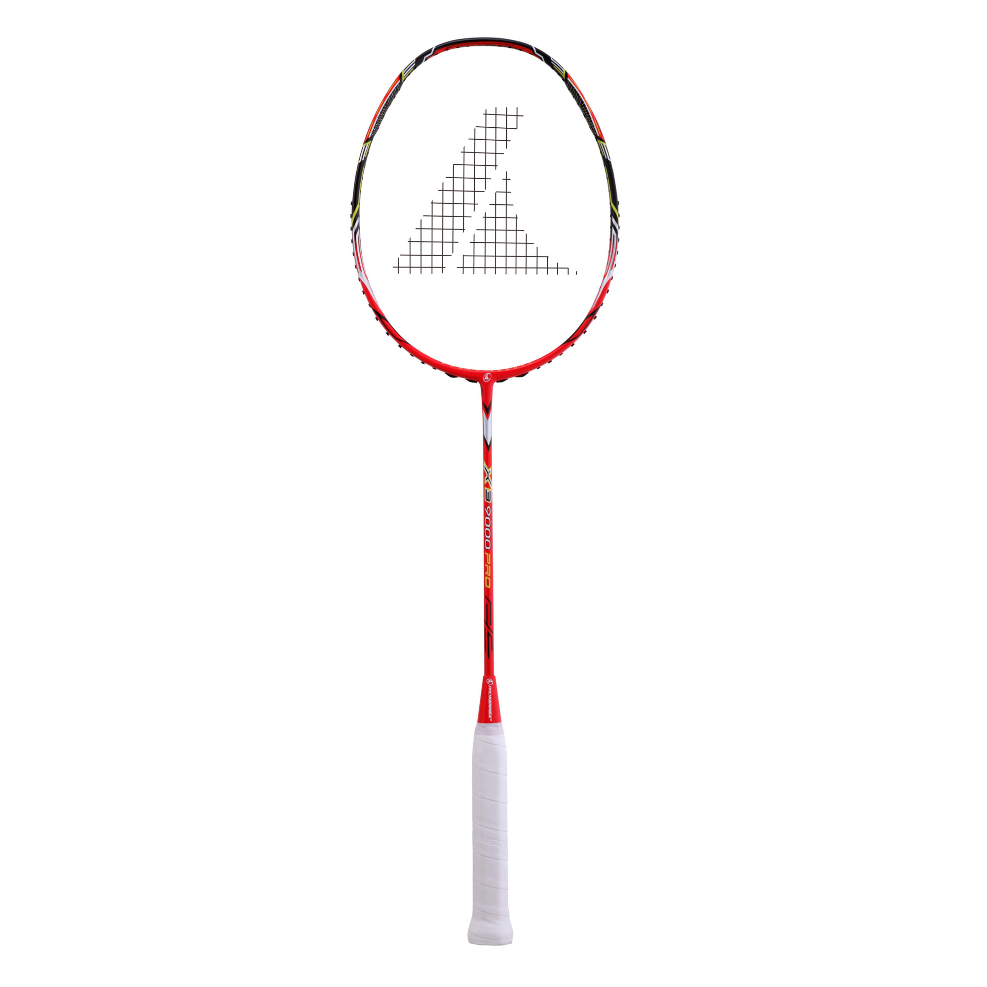 Pro Kennex Badmintonschläger X3 9000 Pro (steif, kopflastig) rot - besaitet -, Gewichtsklasse: 3U/G3