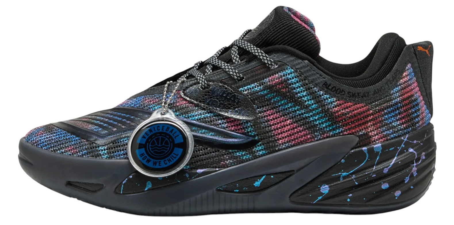 Puma Hallen-Indoorschuhe All-Pro Nitro 2 VBL (Basketball) schwarz/bunt Herren, Größe Euro (US): 45 (11,5)