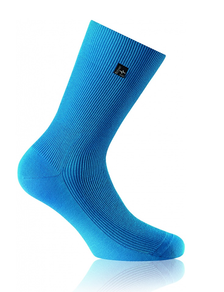 Rohner Tagessocke Crew SupeR bright blau Herren 1er, Größe: 43-44