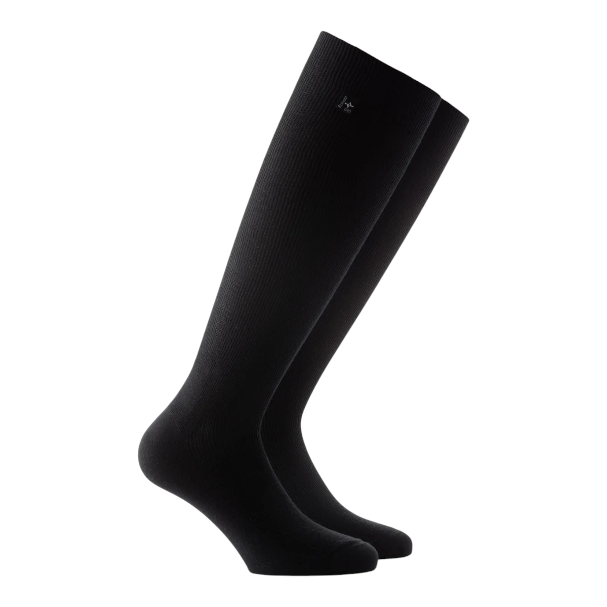 Rohner Businesssocke Calf SupeR Long Cotton schwarz Herren - 1 Paar
