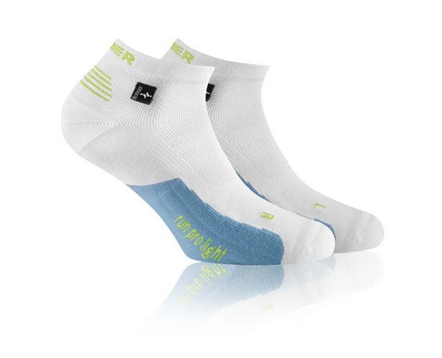 Rohner Laufsocke Run Pro Light l/r weiss/jeansblau Herren
