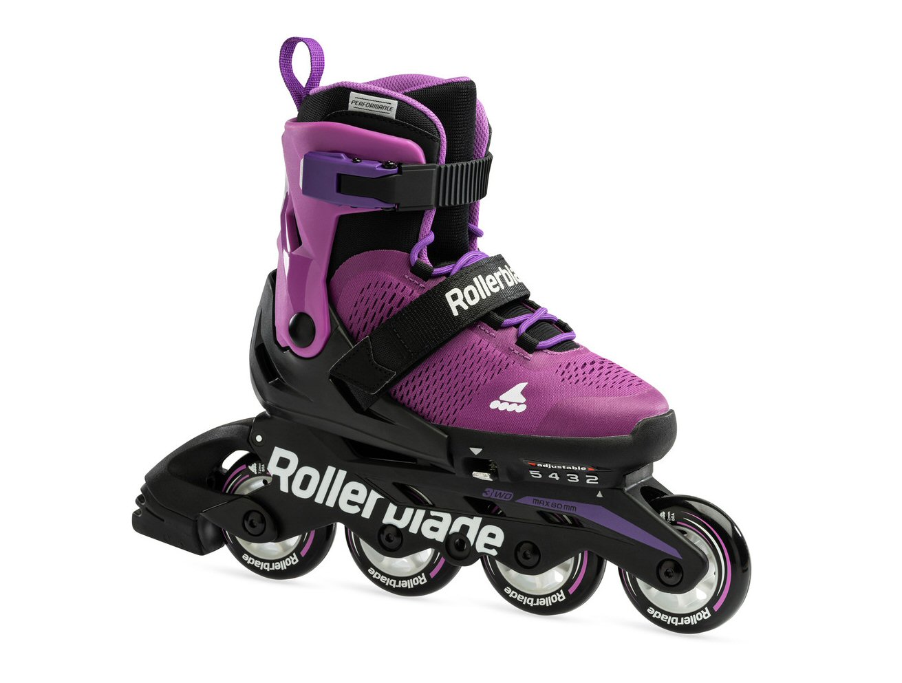 Rollerblade Inline Skates Microblade (Rollen 72mm/80A, Kugellager SG3