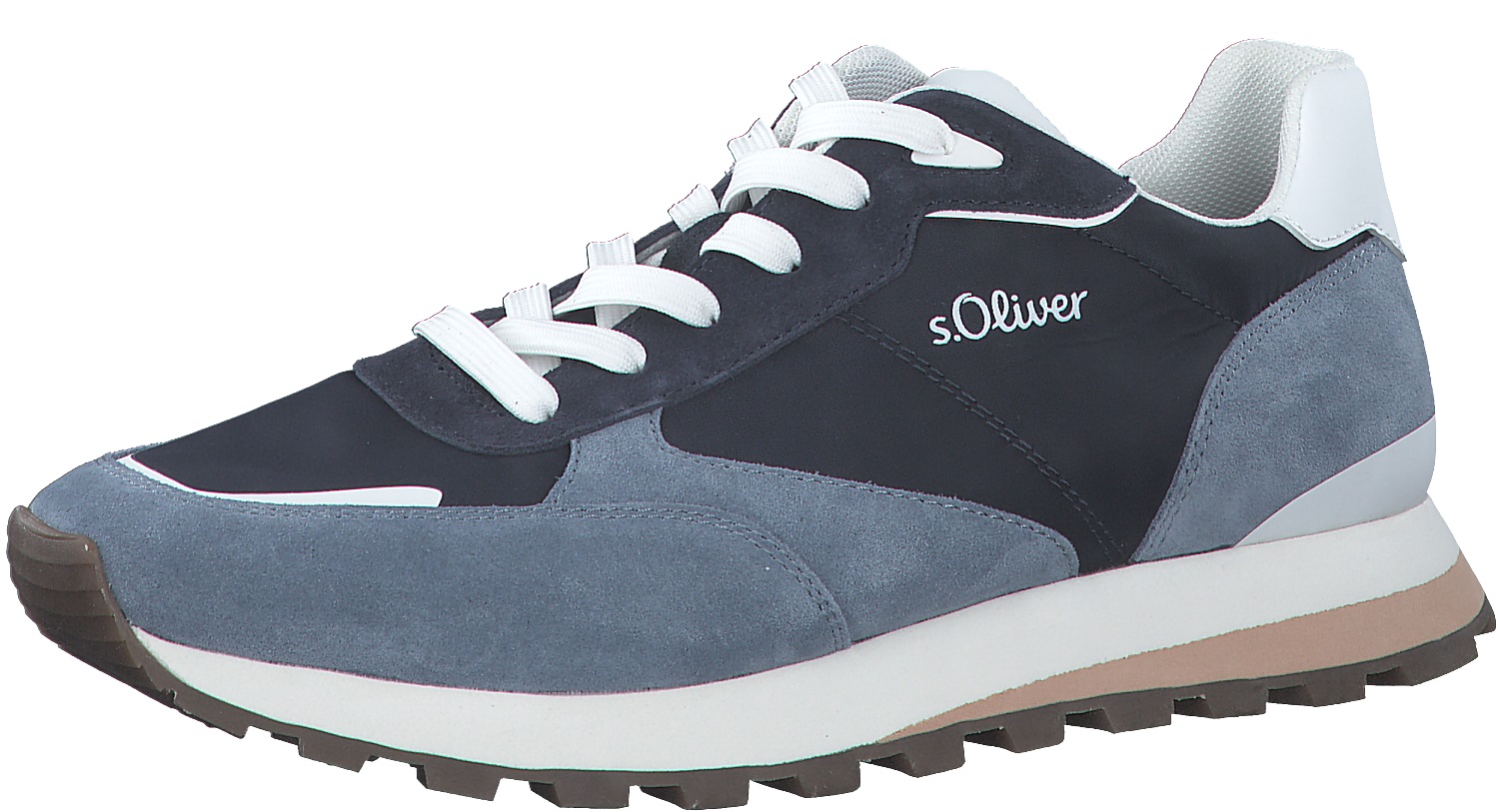 S.Oliver Herren Sneaker – Leichter Treter Aus Lederimitat & Textil, Mit Soft Foam Sohle – Bequem & Stylisch