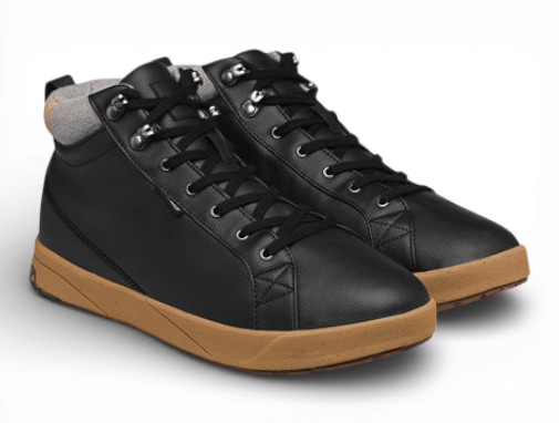 Saola Alltag-Winterschuhe Bergen Waterproof Warm (Leder, wasserdicht) schwarz/tobacco Herren, Größe: 44