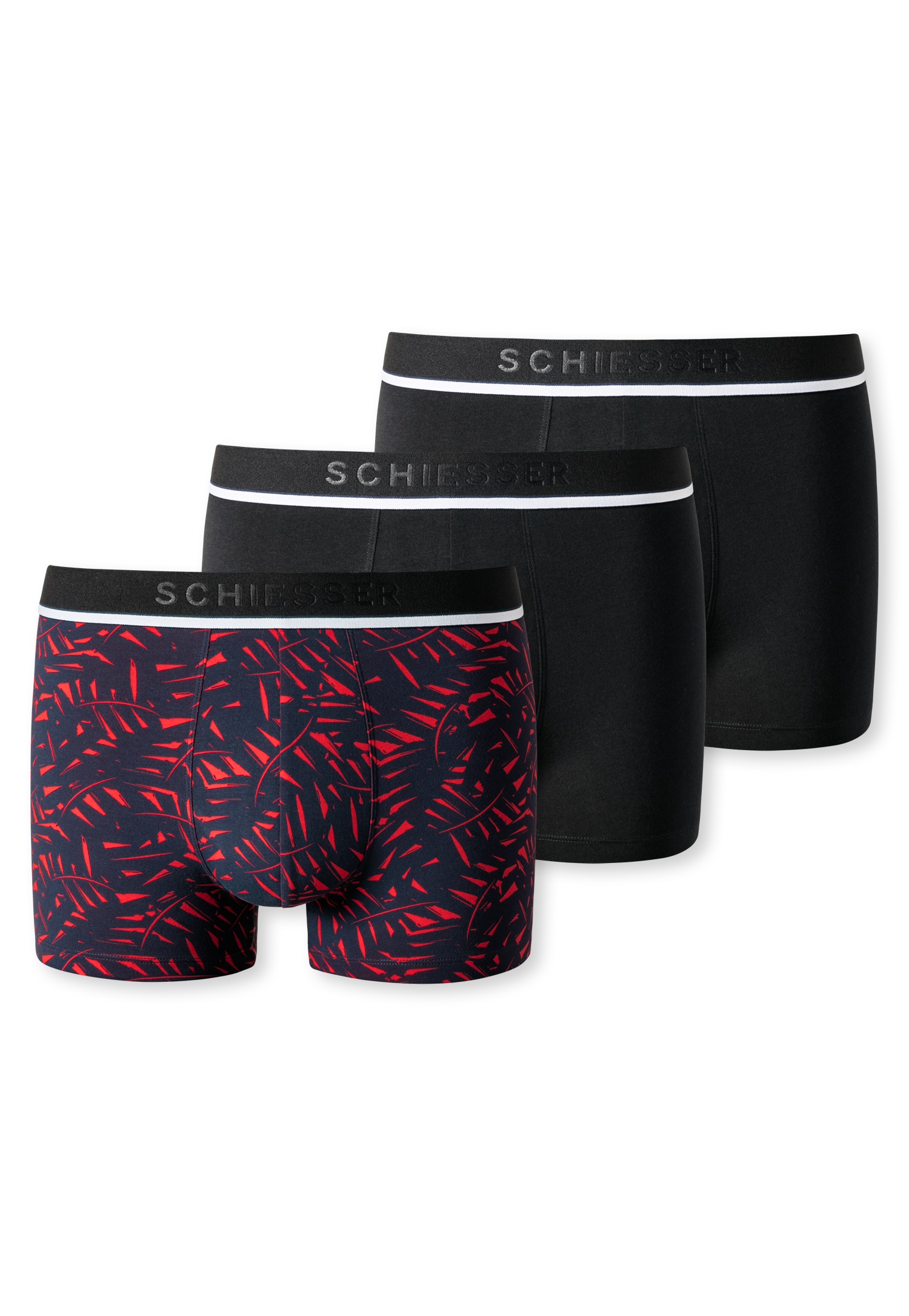 3 Boxer Uomo Schiesser In Cotone Biologico - Comodi E Sostenibili
