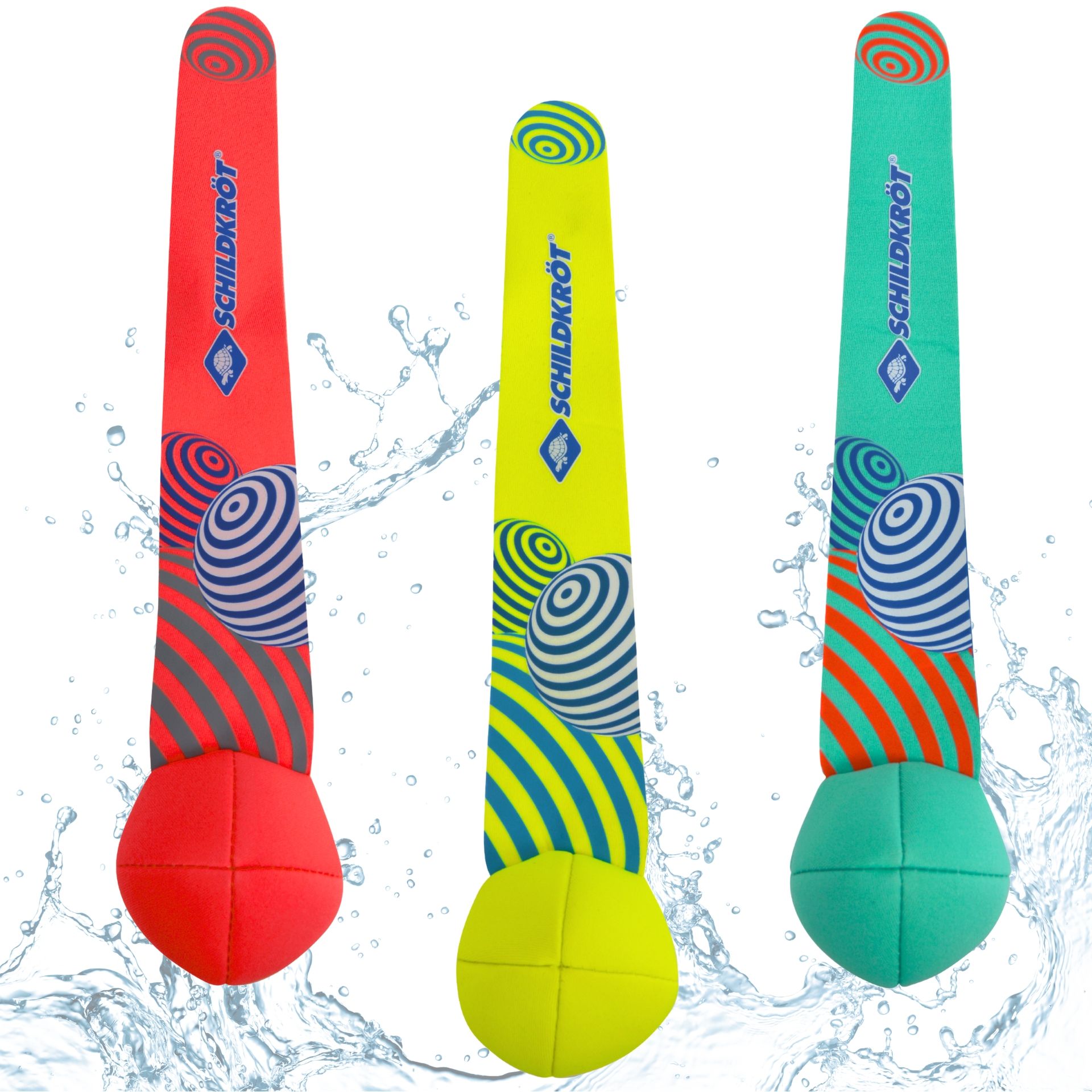Schildkröt Tauchbälle Neopren Ocean - 3er Set