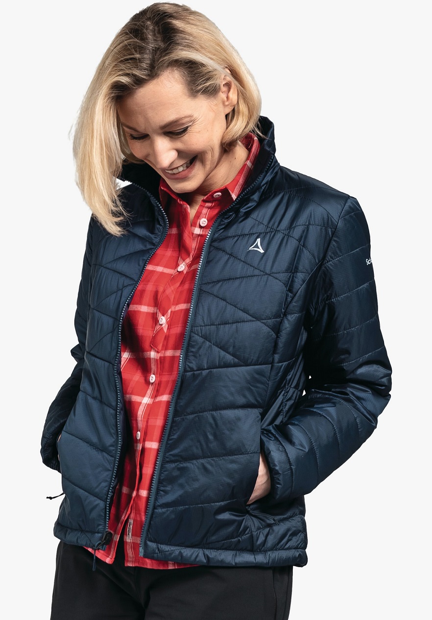 Schöffel Isolationsjacke ZipIn Seewand (wasserabweisend, winddicht) dunkelblau Damen, Größe: 40 Image