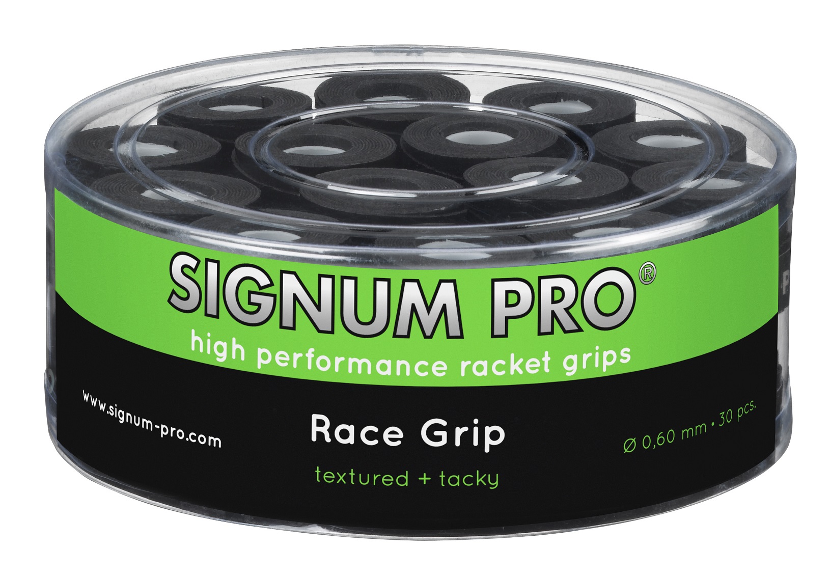 Signum Pro Overgrip Race 0.6mm schwarz 30er Box